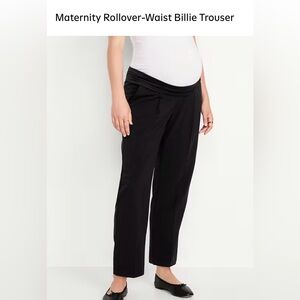 Old Navy Maternity Rollover-Waist Billie Trouser size S